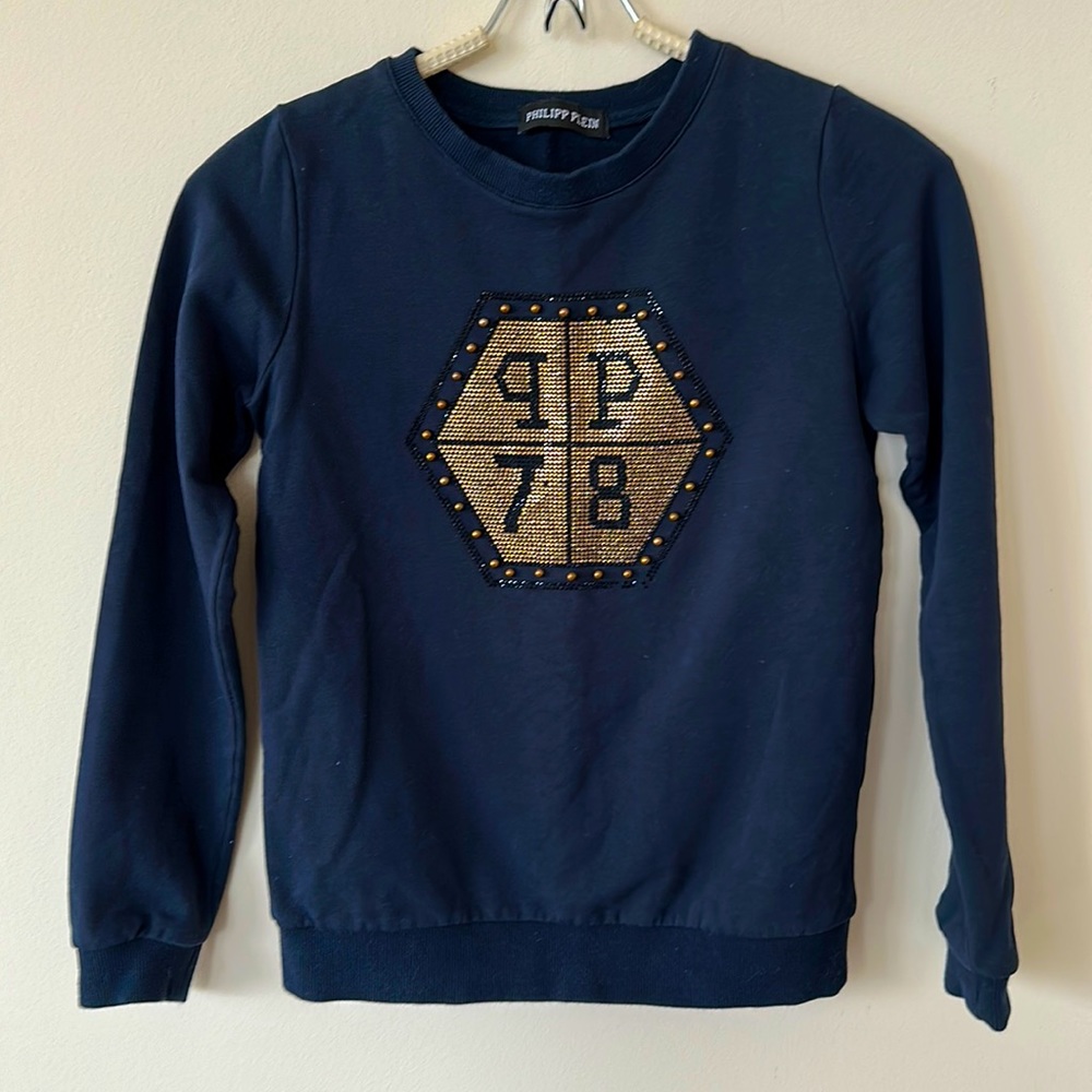 Philipp Plein sweatshirt with Swarovski appliqué